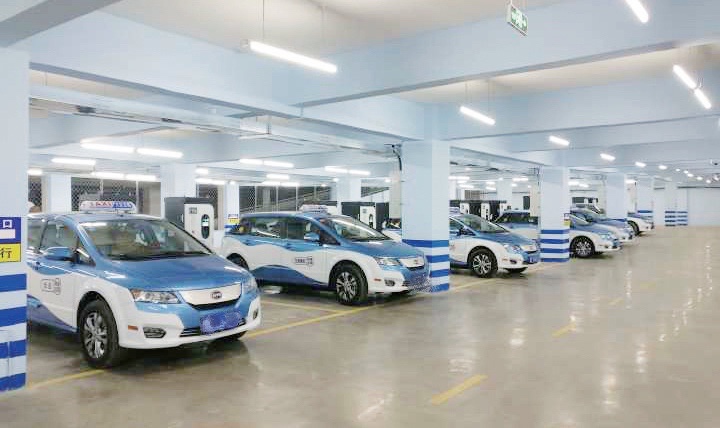 山西陽泉市出租車項目充電站